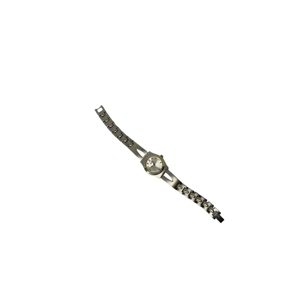 Two Tone Silver Gold Watch Small Face  New Battery